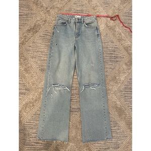 ZARA WIDE LEG JEANS SIZE 4